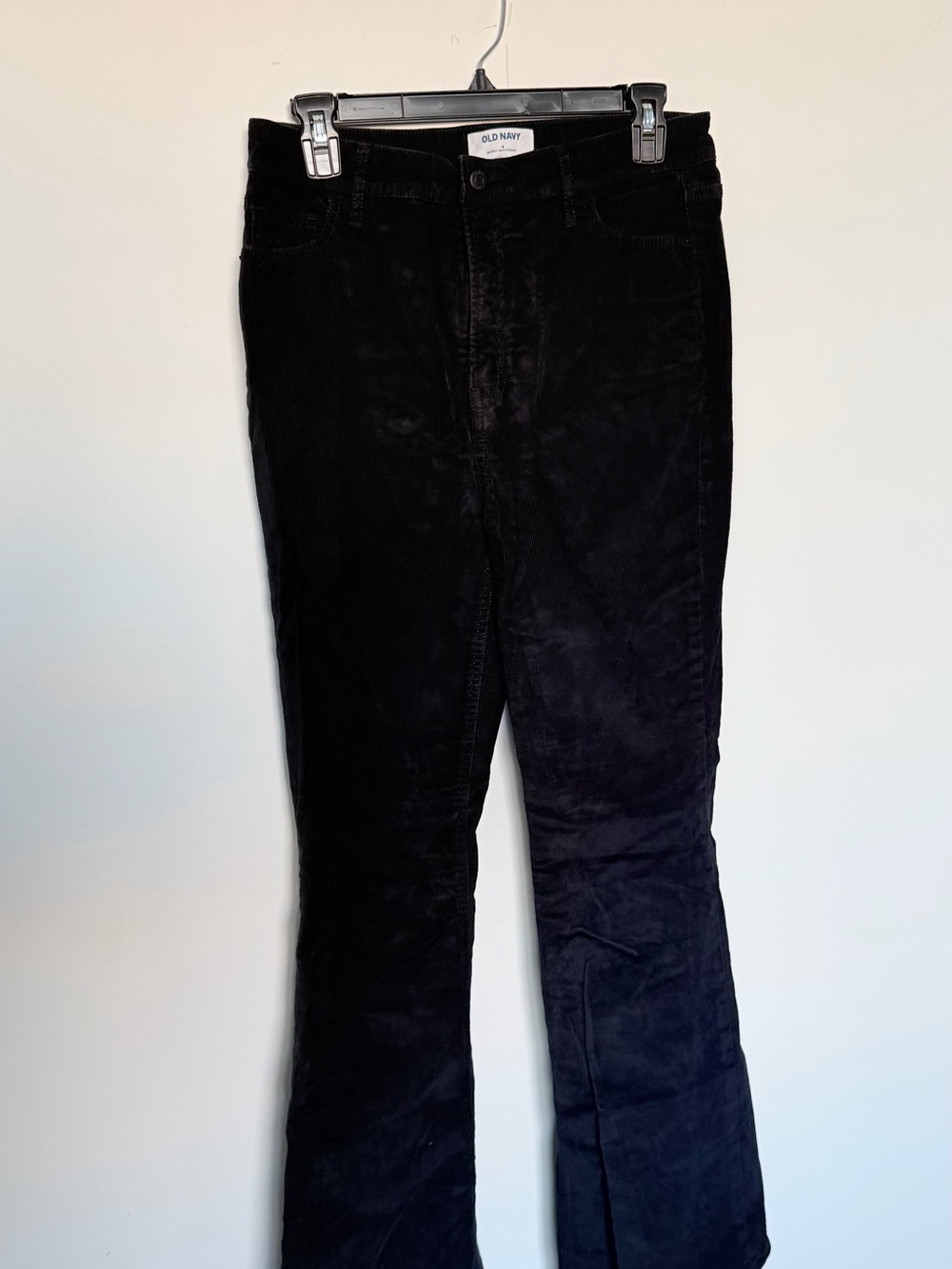 Old Navy Black Corduroy Boot-Cut Pants